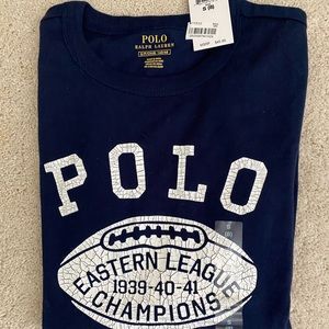 NWT Ralph Lauren Long Sleeve University Top YS